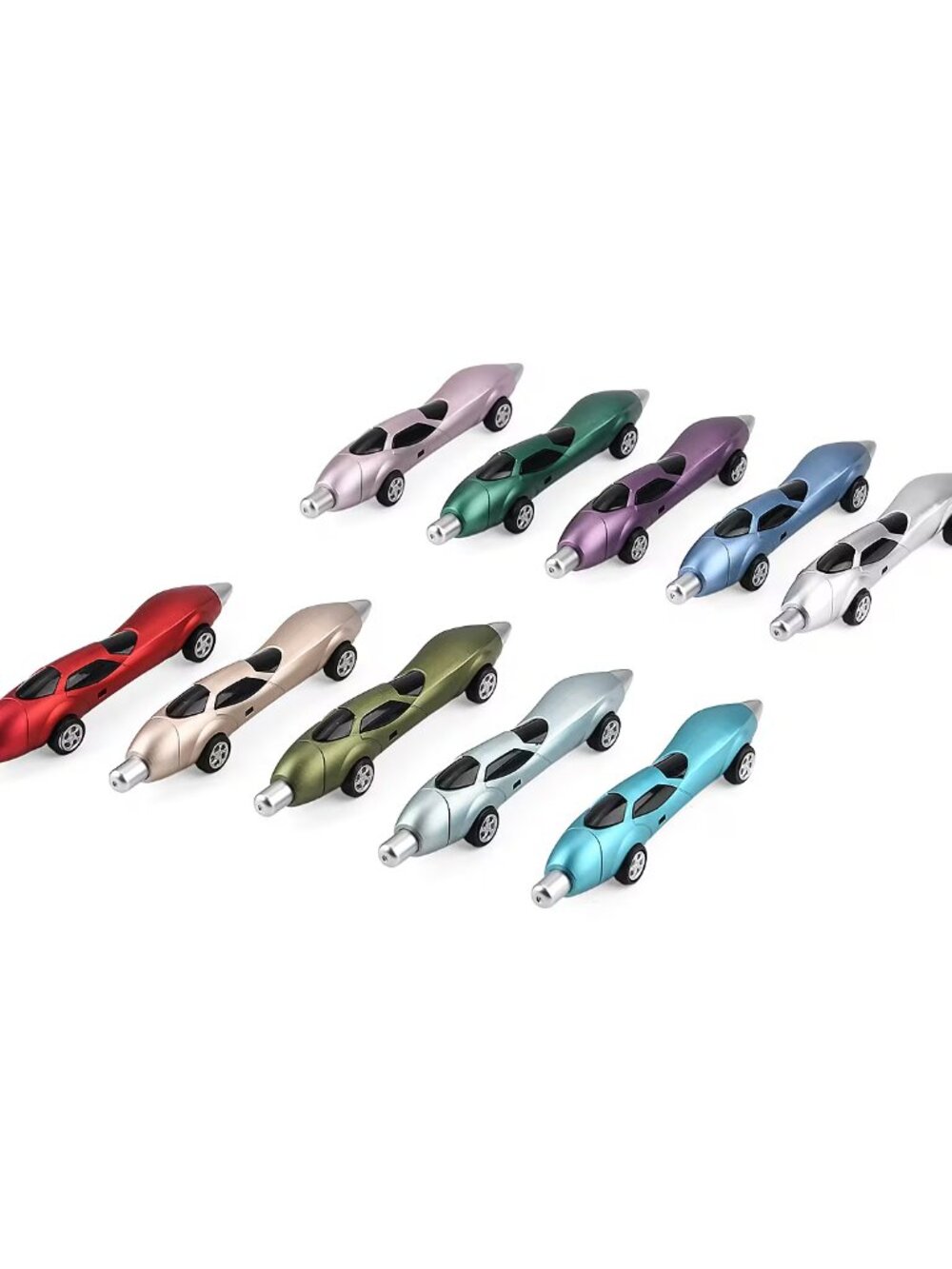 Multi Color Car Shaped Pens - New Without Tag - Pick your Color - 9 in Long